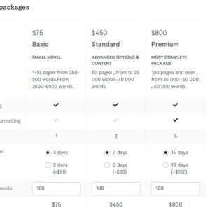 compare packages